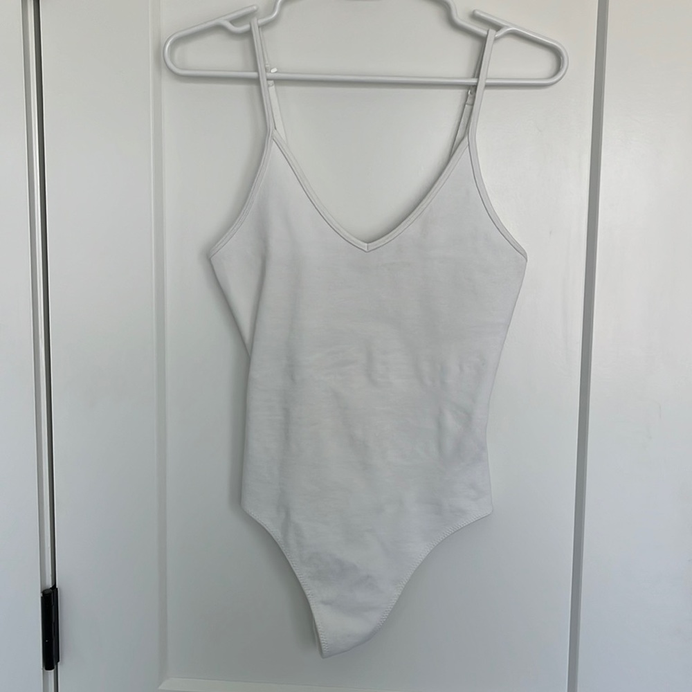 Sunday Best White Annie Bodysuit sold by Aritzia